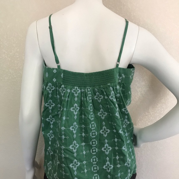 Lucky Brand Cotton Geometric Embroidered Tank NWT - Picture 3 of 3